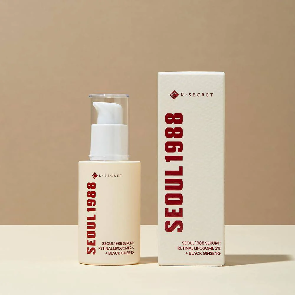 KSECRET Seoul 1988 SERUM: Retinal Liposome 2% + Black Ginseng 30mL - Image 5