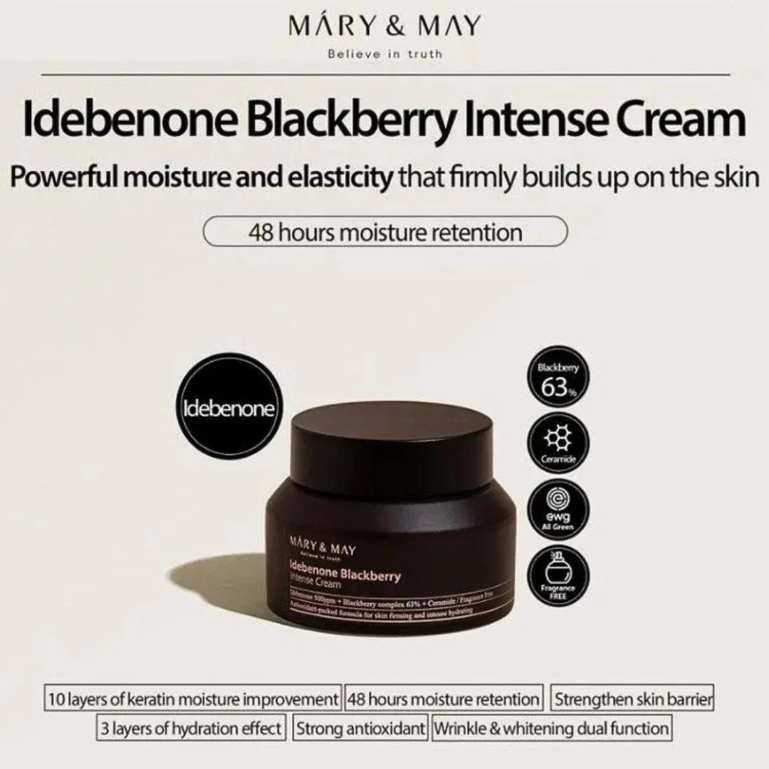 Mary&May Idebenone + Blackberry Intense Cream - Image 4