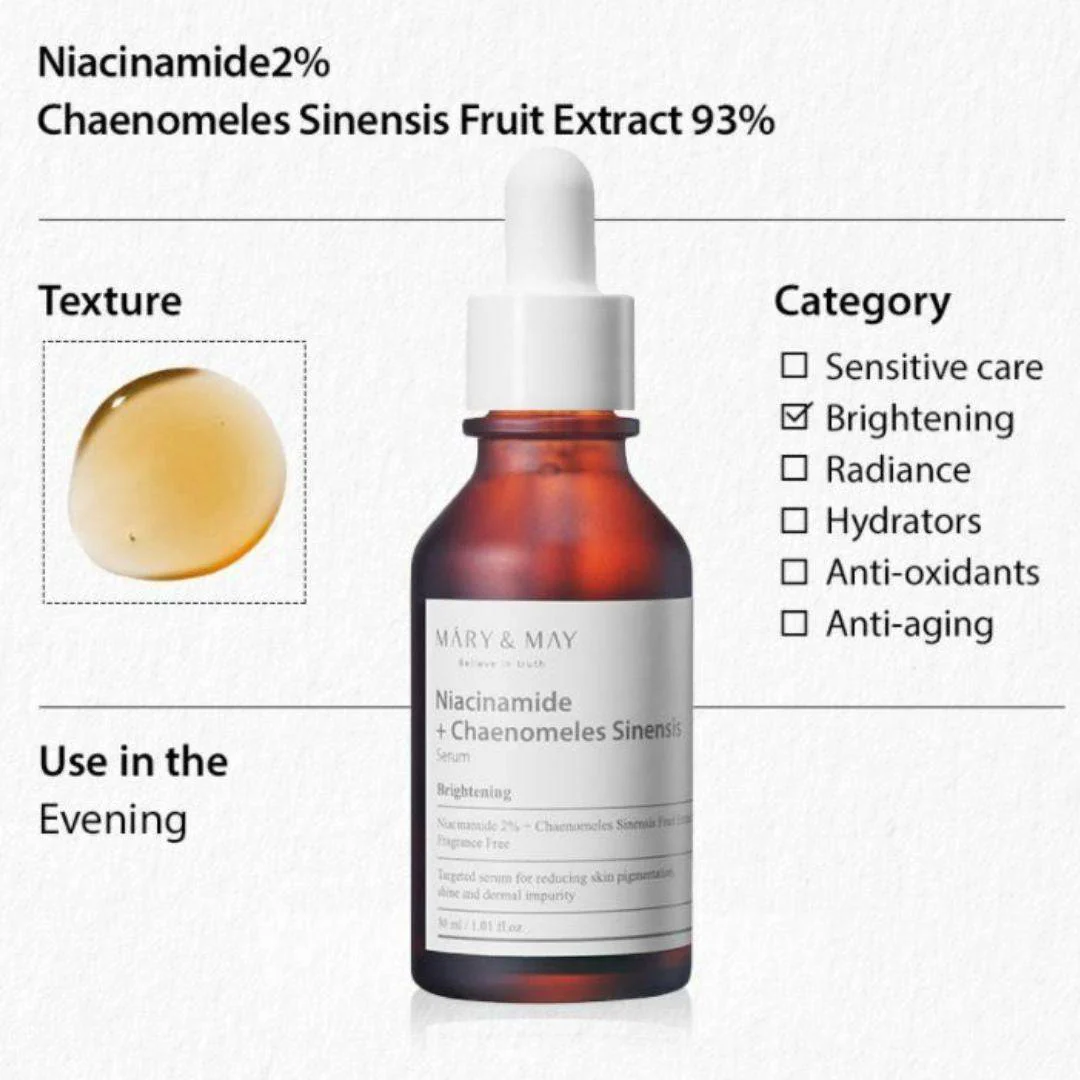 Mary&May Niacinamide + Chaenomeles Sinensis Serum - Image 4