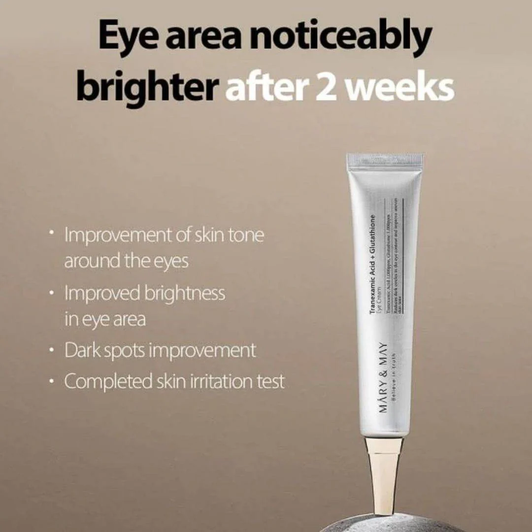 Mary&May Tranexamic Acid+ Glutathion Eye Cream - Image 3