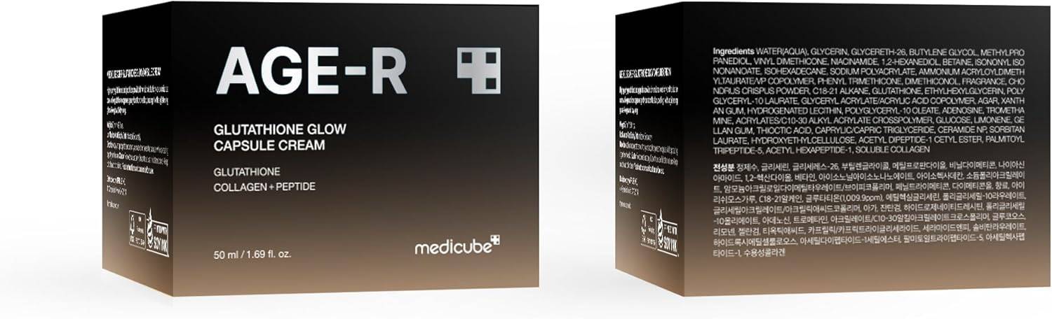 MEDICUBE Age-R Glutathione Glow Capsule Cream 50mL - Image 10