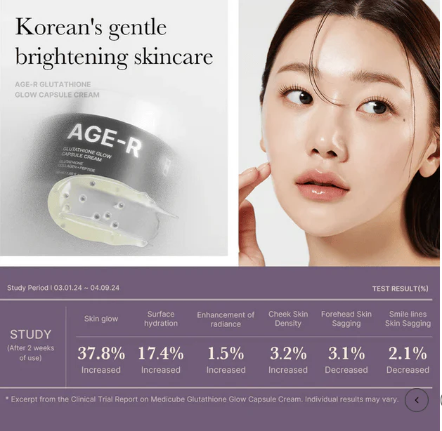MEDICUBE Age-R Glutathione Glow Capsule Cream 50mL - Image 7