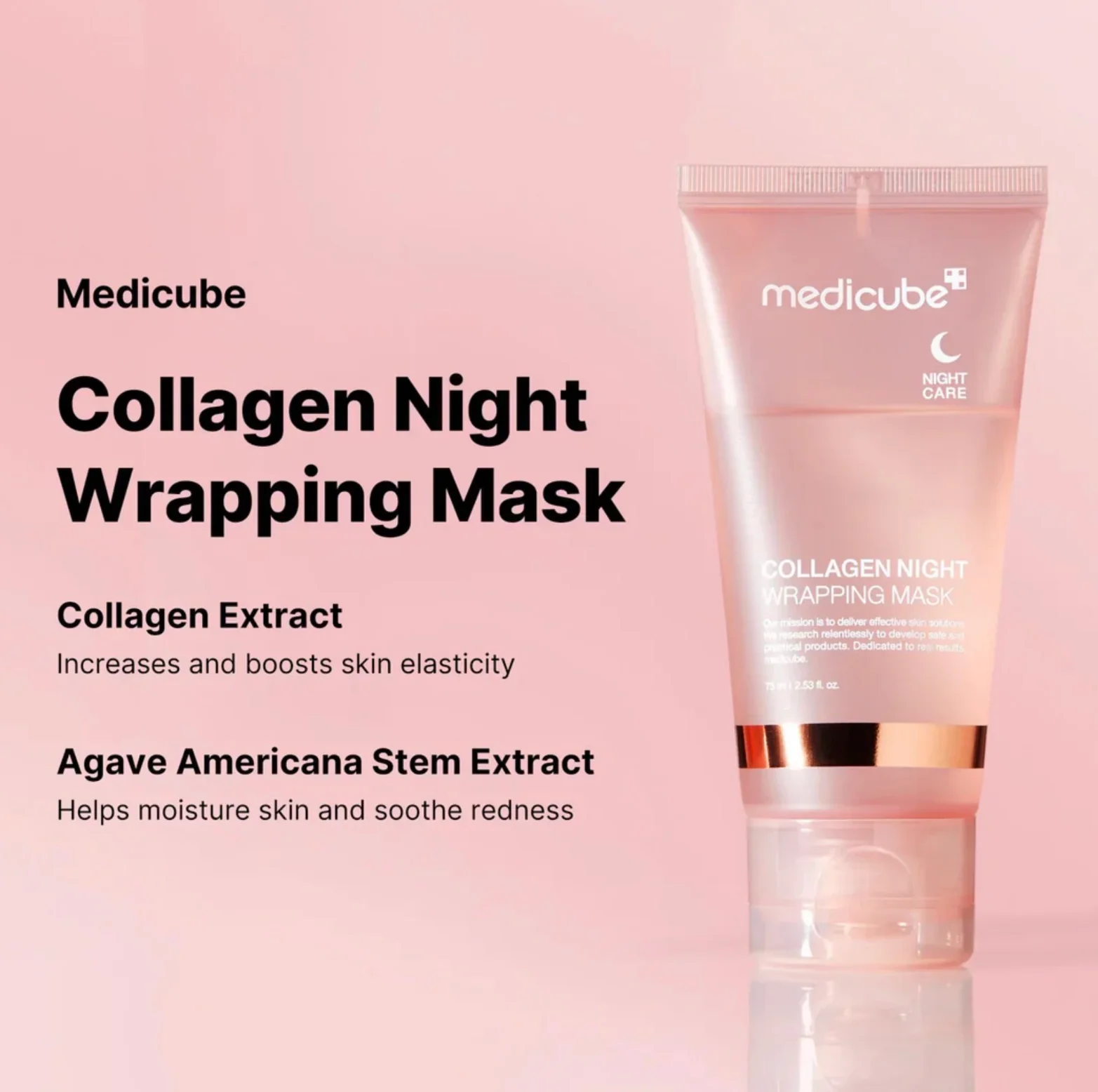 MEDICUBE Collagen Night Wrapping Mask 75mL - Image 3