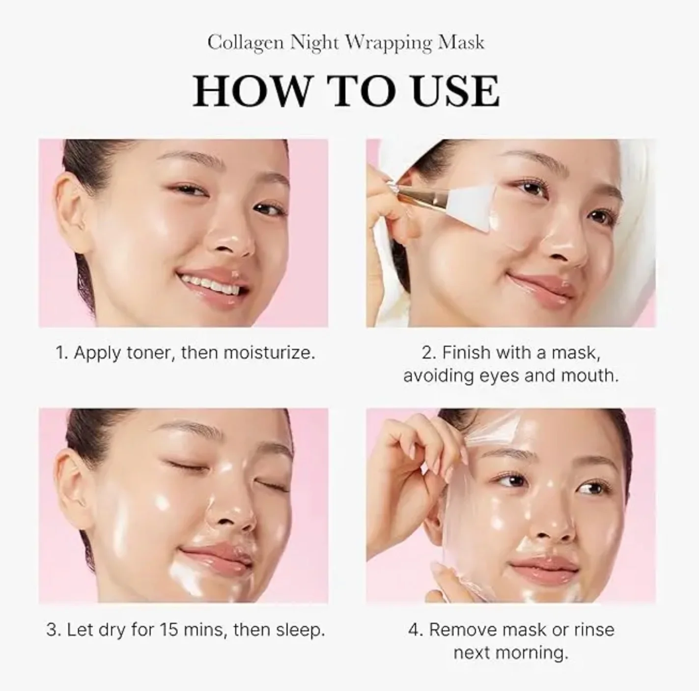 MEDICUBE Collagen Night Wrapping Mask 75mL - Image 7