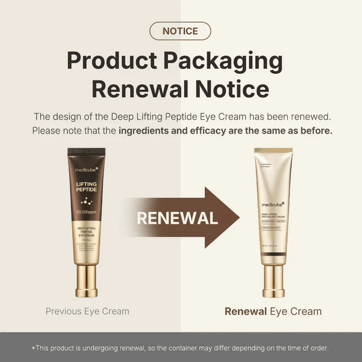 MEDICUBE Deep Lifting Peptide Eyecream 30mL - Image 5