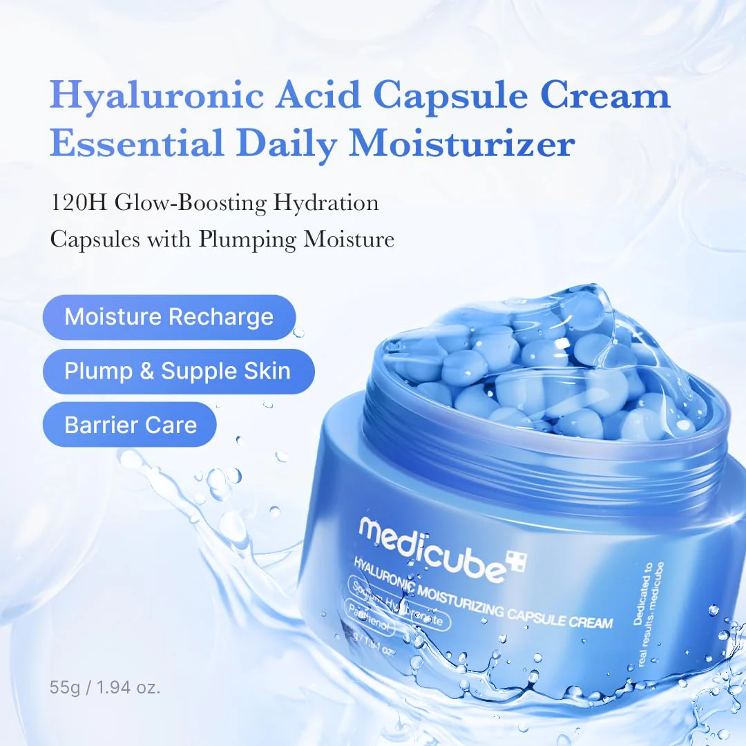 MEDICUBE Hyaluronic Moisturizing Capsule Cream 50g - Image 5