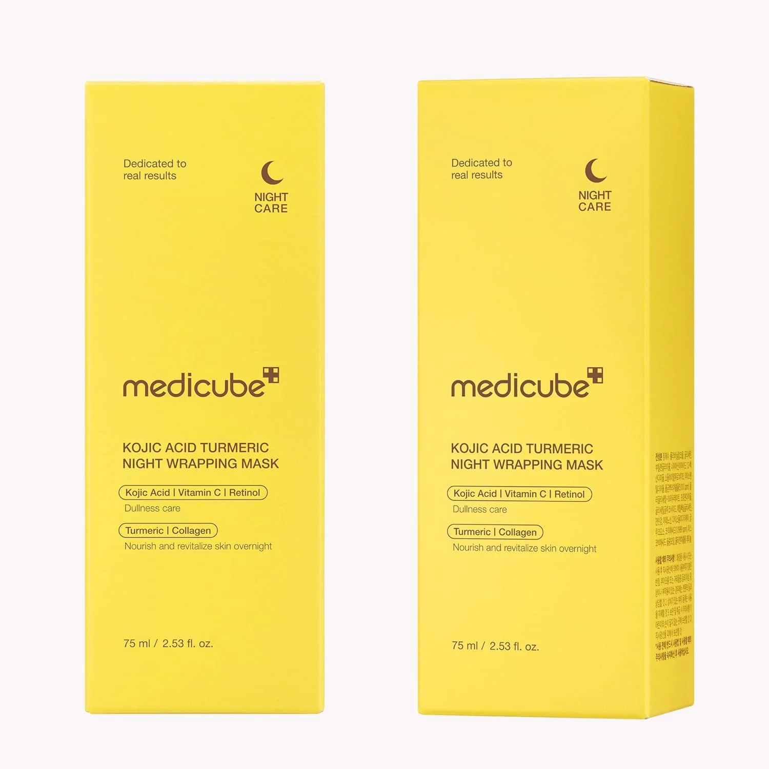 MEDICUBE Kojic Acid Tumeric Night Wrapping Mask 75mL - Image 10