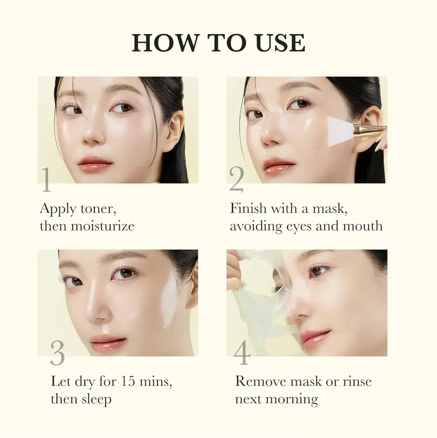 MEDICUBE Kojic Acid Tumeric Night Wrapping Mask 75mL - Image 8