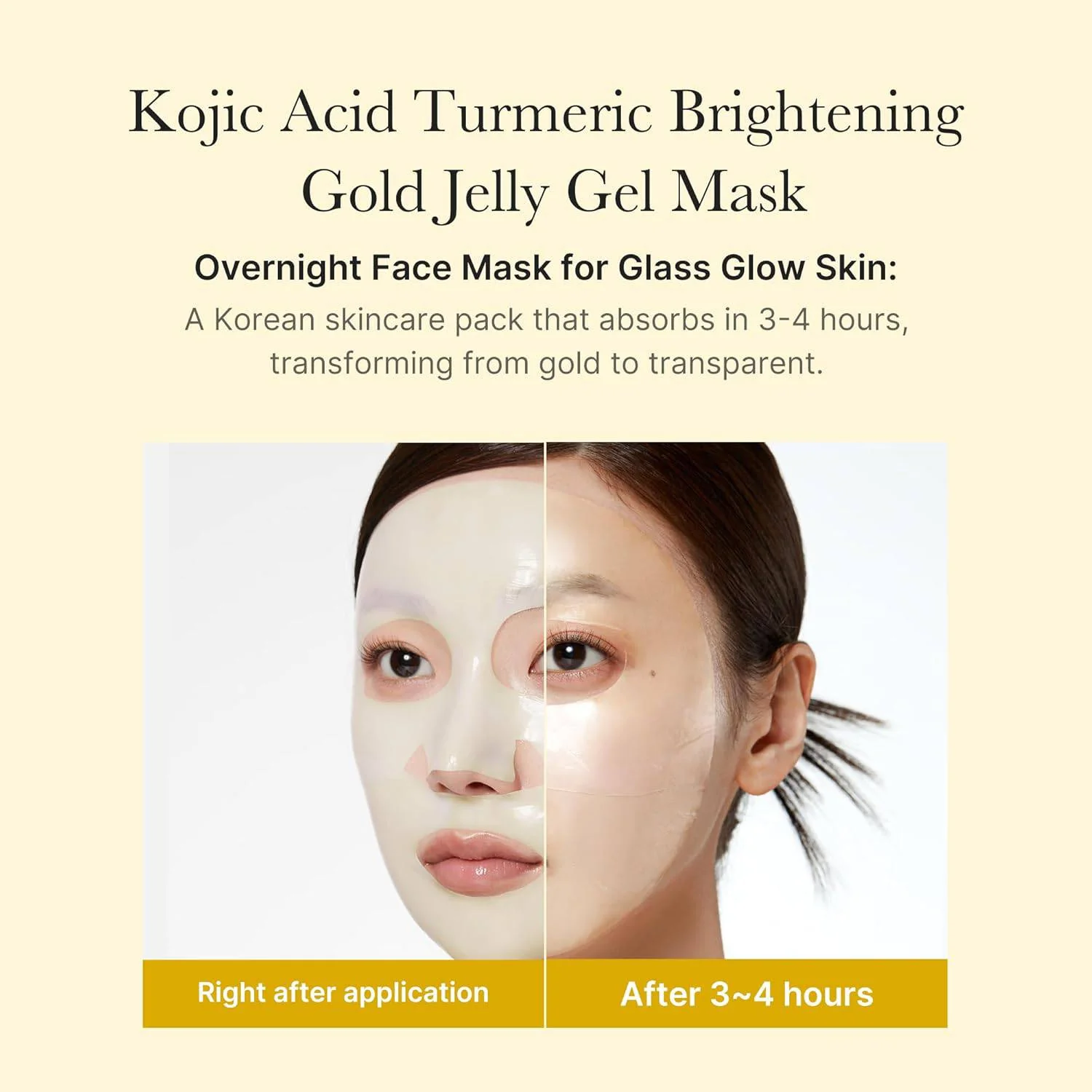 MEDICUBE Kojic Acid Turmeric Brightening Gel Mask (1ea) - Image 2