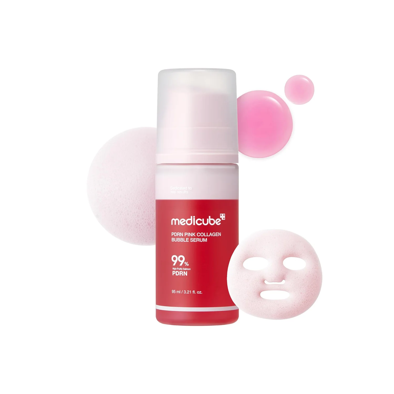 MEDICUBE PDRN Pink Collagen Bubble Serum 95ml - Image 10