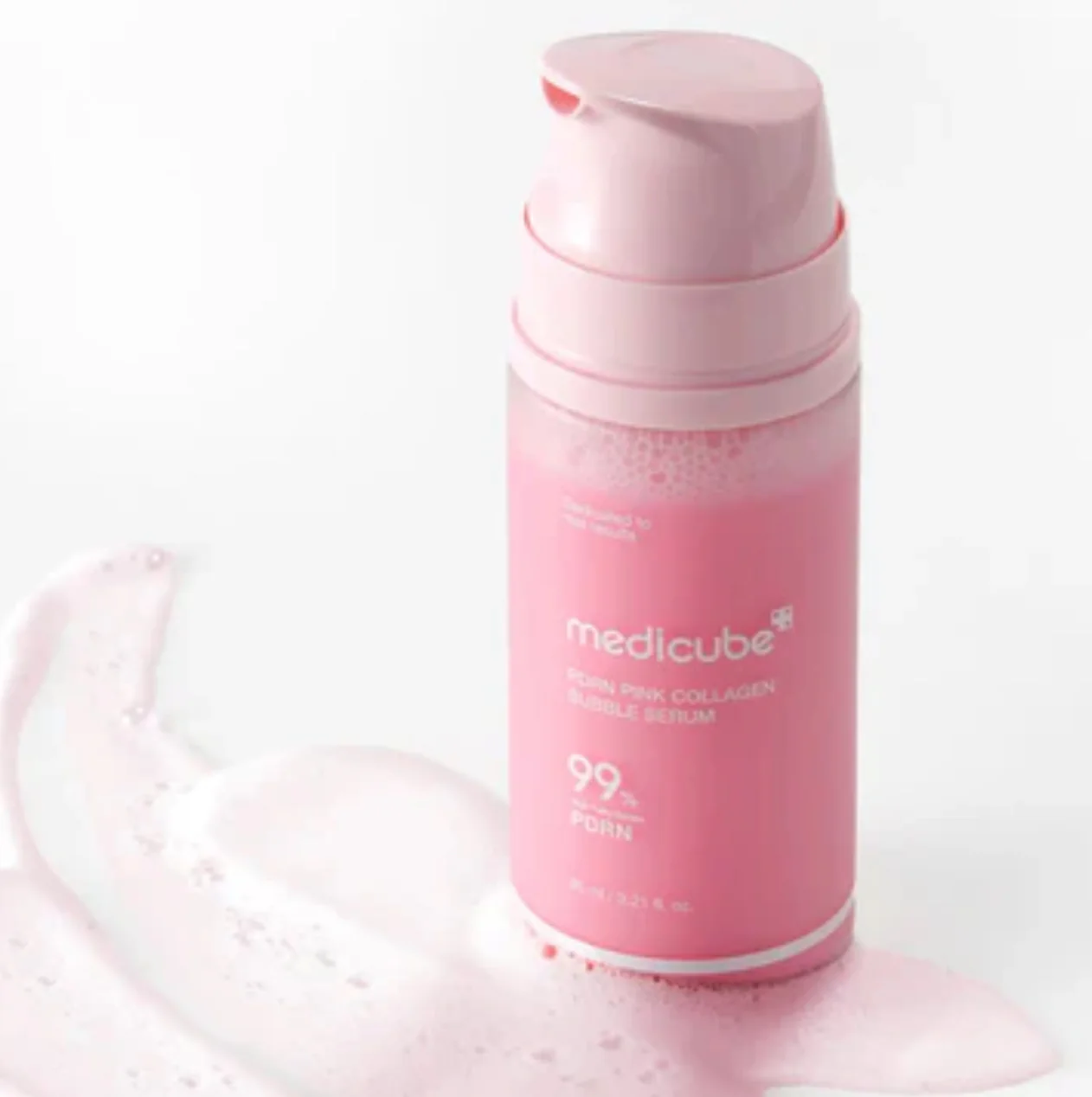 MEDICUBE PDRN Pink Collagen Bubble Serum 95ml - Image 8