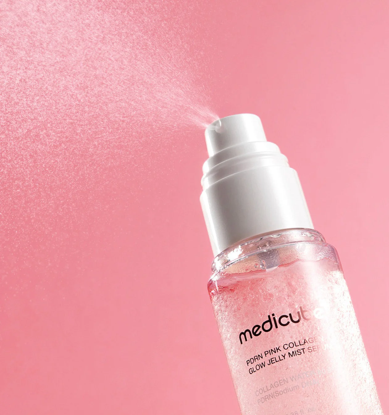 MEDICUBE PDRN Pink Collagen Glow Jelly Mist Serum 100ml - Image 4