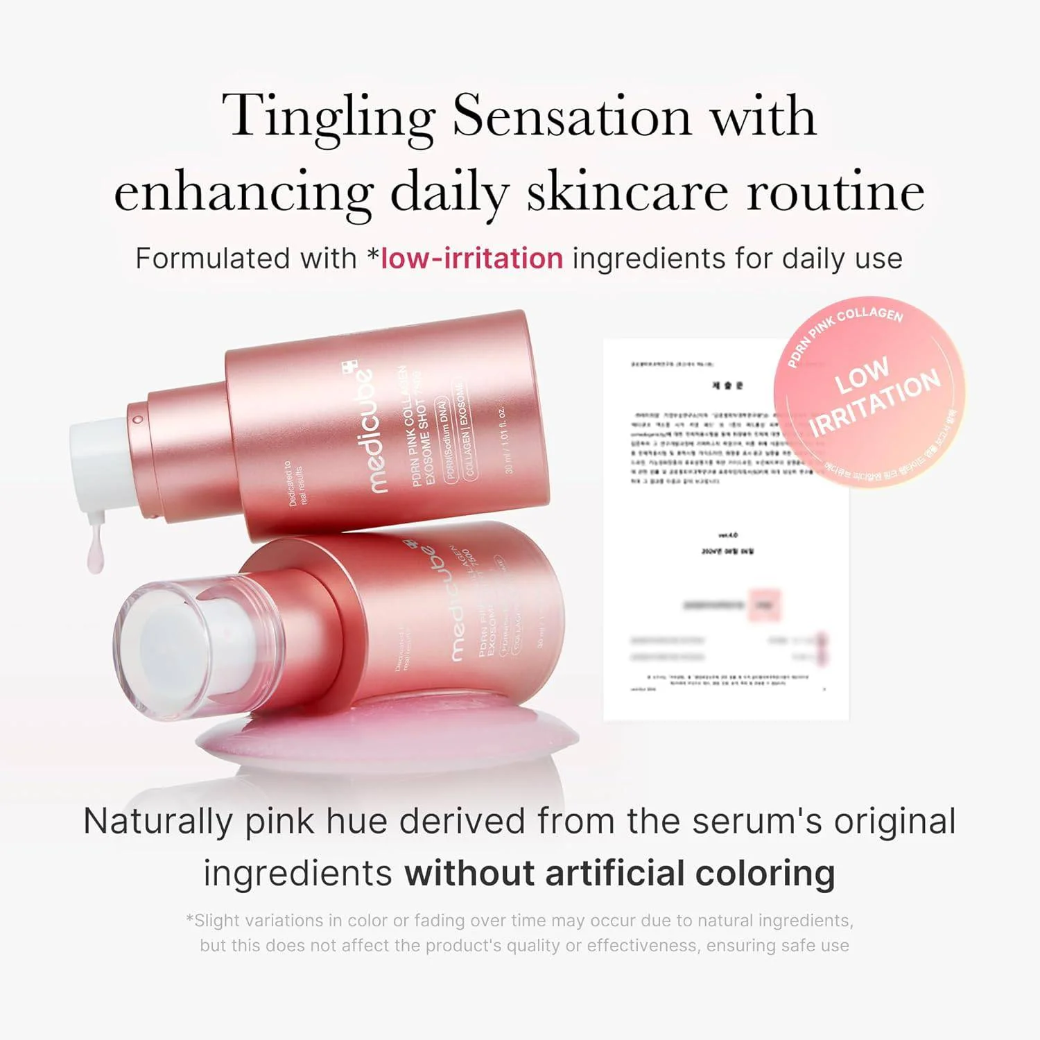MEDICUBE PDRN Pink Exosome Shot Serum 7500 30mL - Image 6