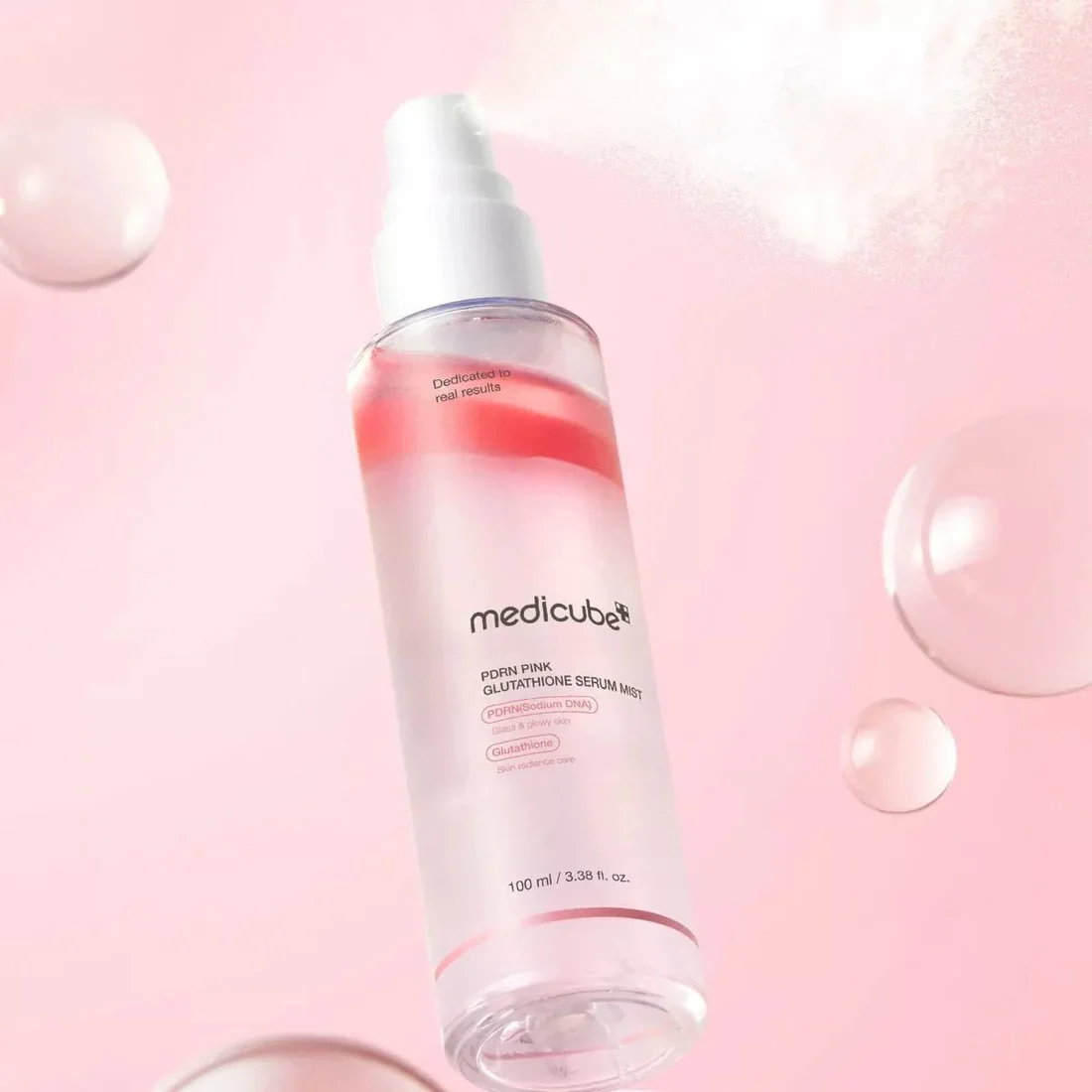 MEDICUBE PDRN Pink Glutathione Serum Mist 100mL - Image 2
