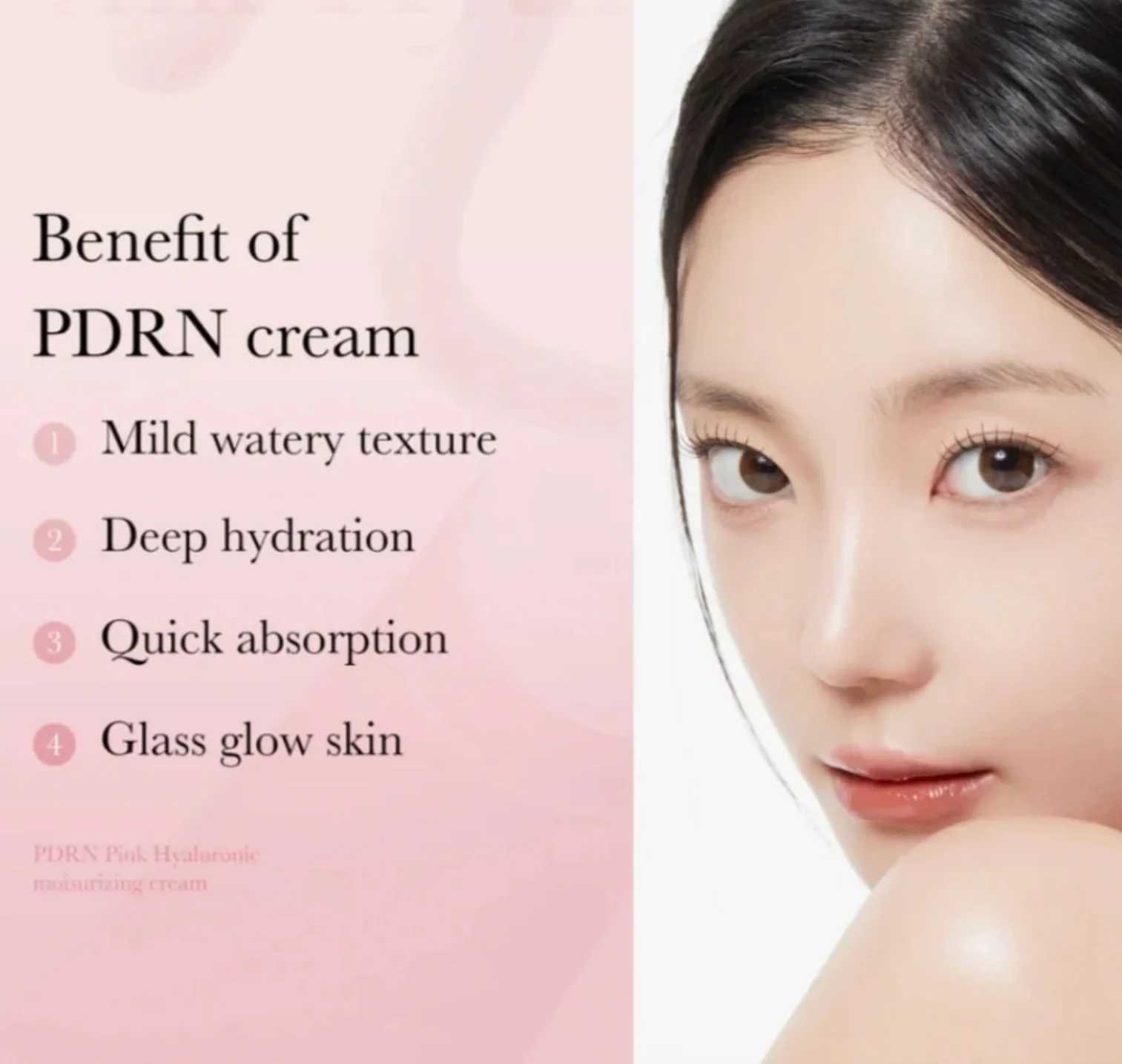 MEDICUBE PDRN Pink Hyaluronic Moisturizing Cream 50mL - Image 3