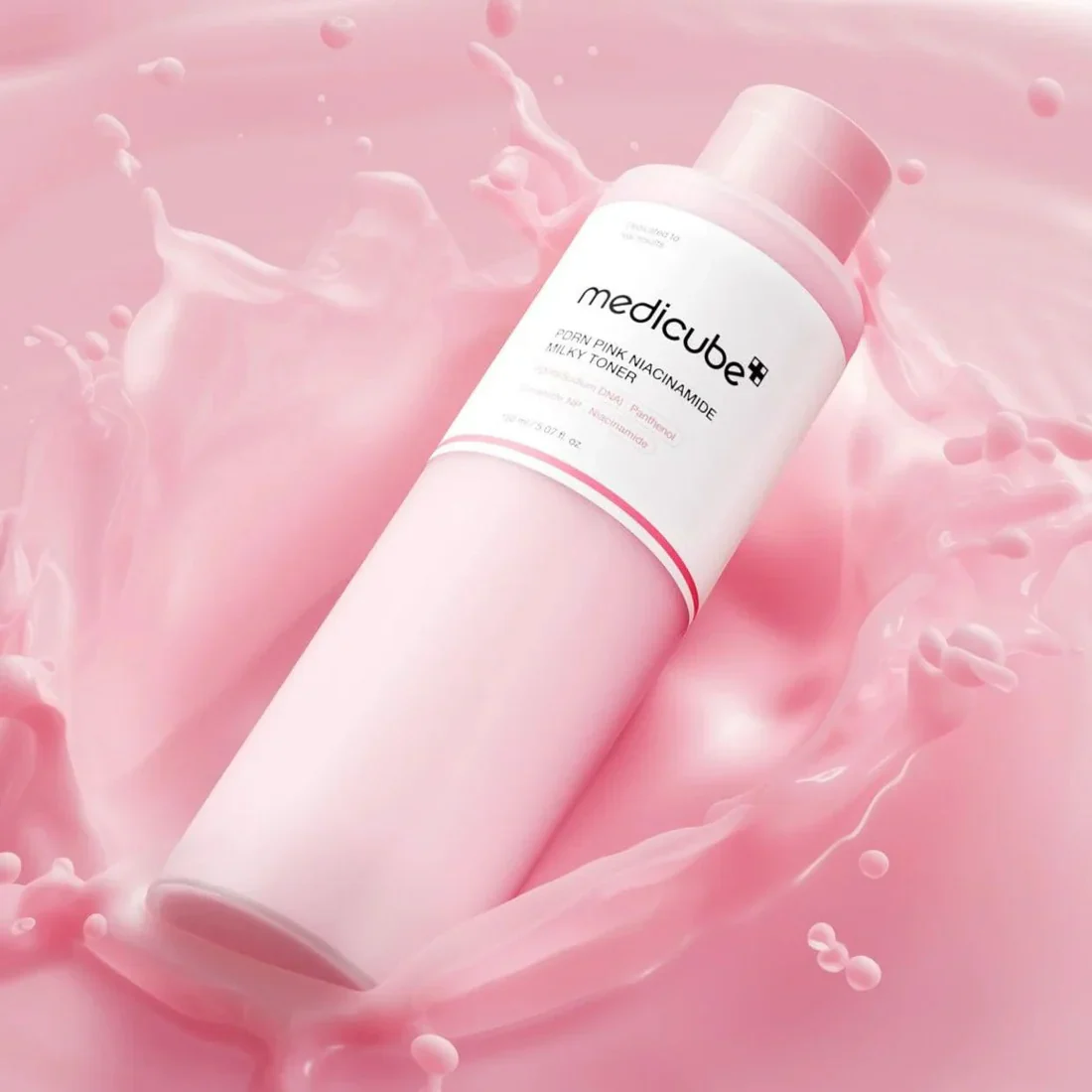 MEDICUBE PDRN Pink Niacinamide Milky Toner 150mL - Image 2