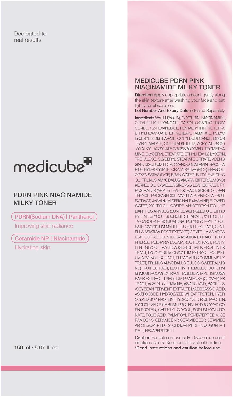 MEDICUBE PDRN Pink Niacinamide Milky Toner 150mL - Image 9
