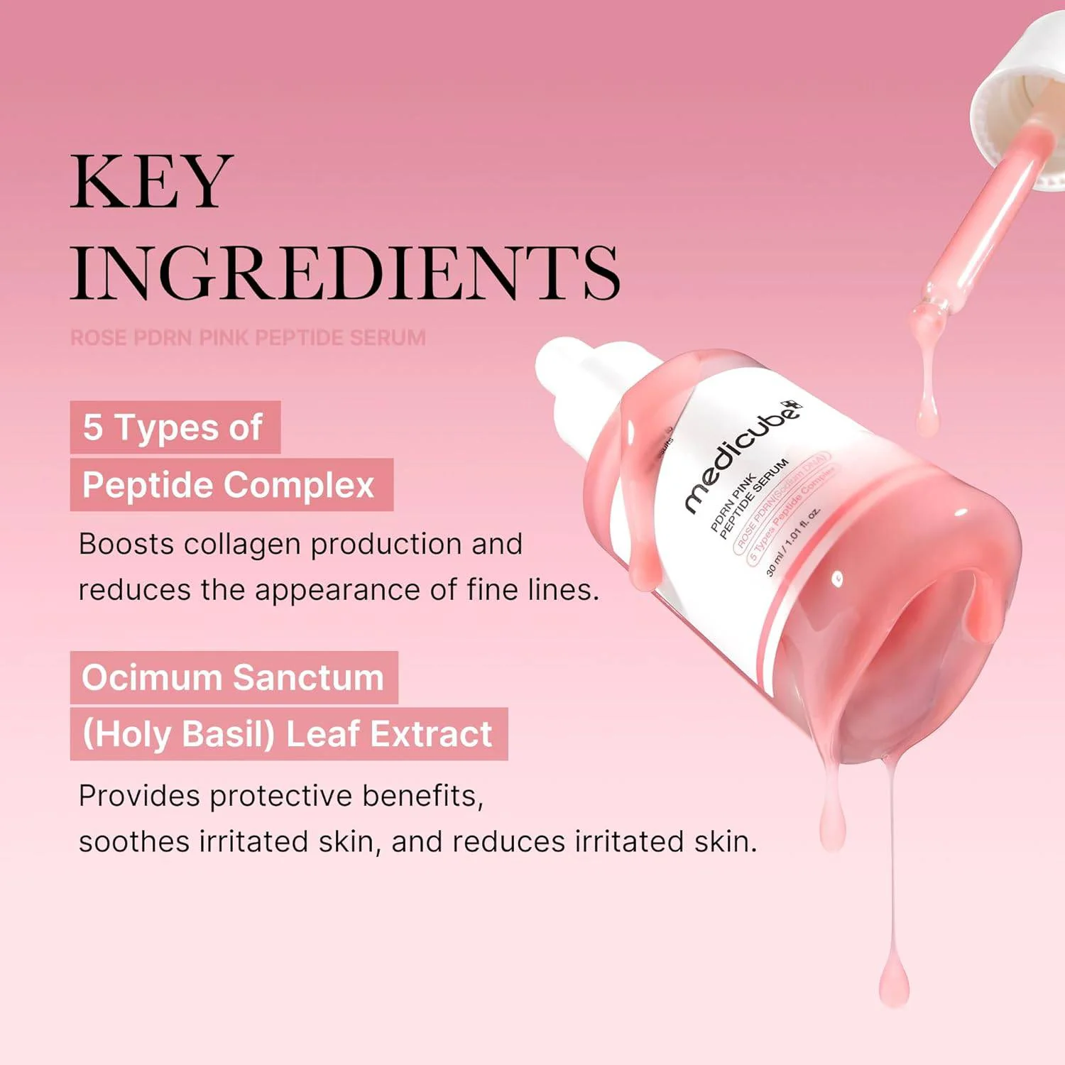 MEDICUBE PDRN Pink Peptide Serum 30mL - Image 5
