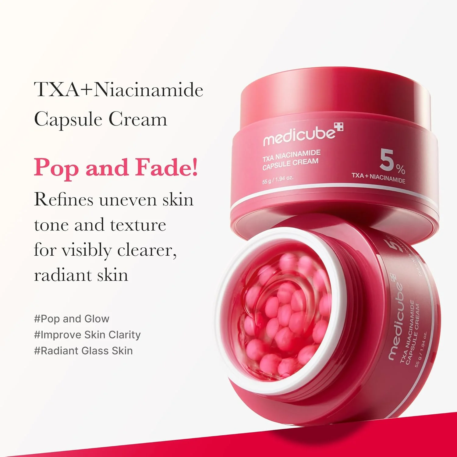 MEDICUBE TXA Niacinamide Capsule Cream 55g - Image 3