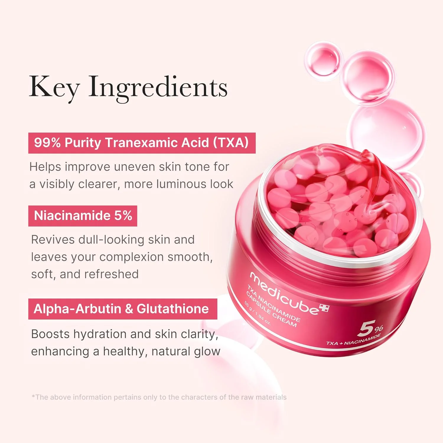 MEDICUBE TXA Niacinamide Capsule Cream 55g - Image 4