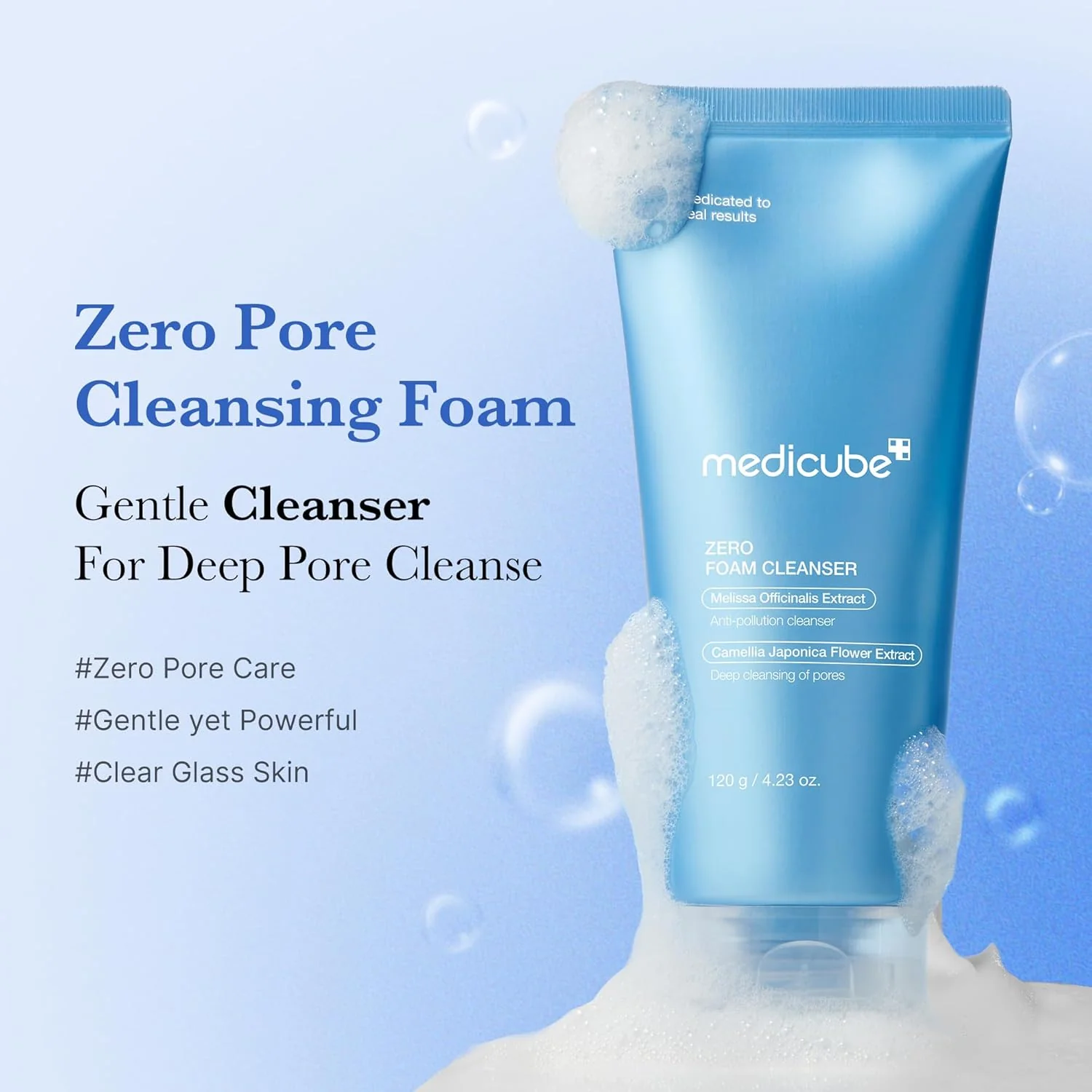 MEDICUBE Zero Foam Cleanser 120g - Image 3