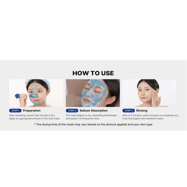 MEDICUBE Zero Pore Blackhead Mud Mask 100g - Image 8