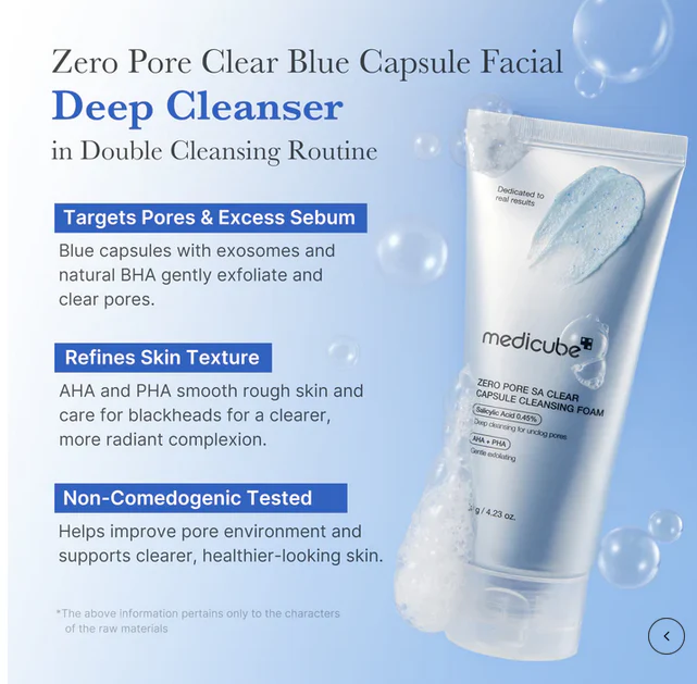 MEDICUBE Zero Pore Clearing Capsule Cleansing Foam - Image 3