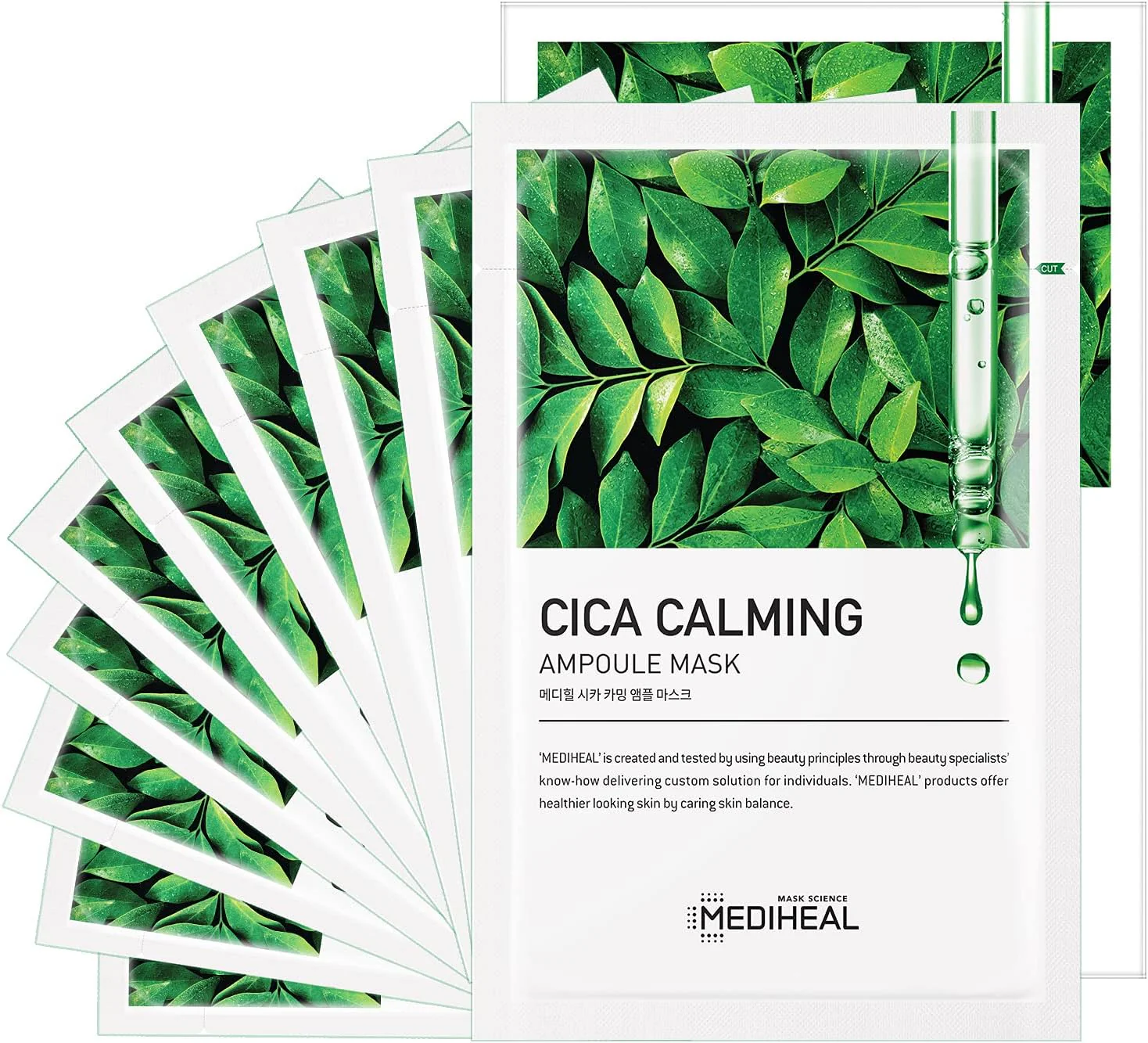 MEDIHEAL Cica Calming Ampoule Mask 1ea - Image 2