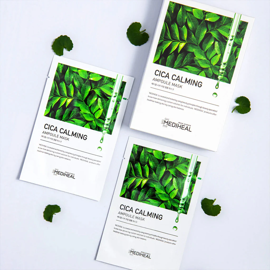MEDIHEAL Cica Calming Ampoule Mask 1ea - Image 3