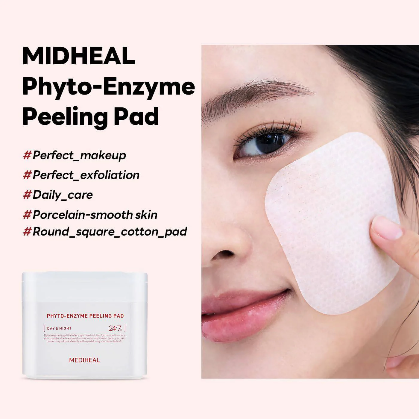 MEDIHEAL Phyto-Enzyme Peeling Pad 200mL (90 pads) - Image 4