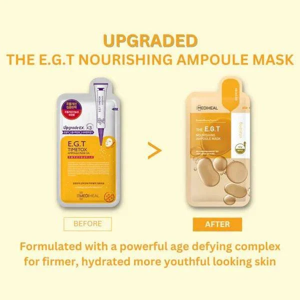 MEDIHEAL The E.G.T Nourishing Ampoule Mask 27mL (1ea) - Image 7