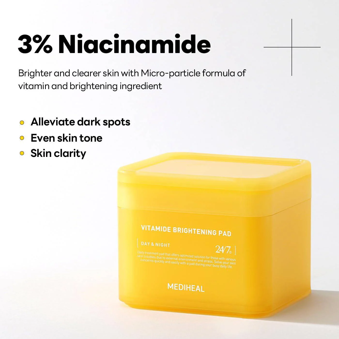 MEDIHEAL Vitamide Brightening Pad 180ml (100 Pads) - Image 7
