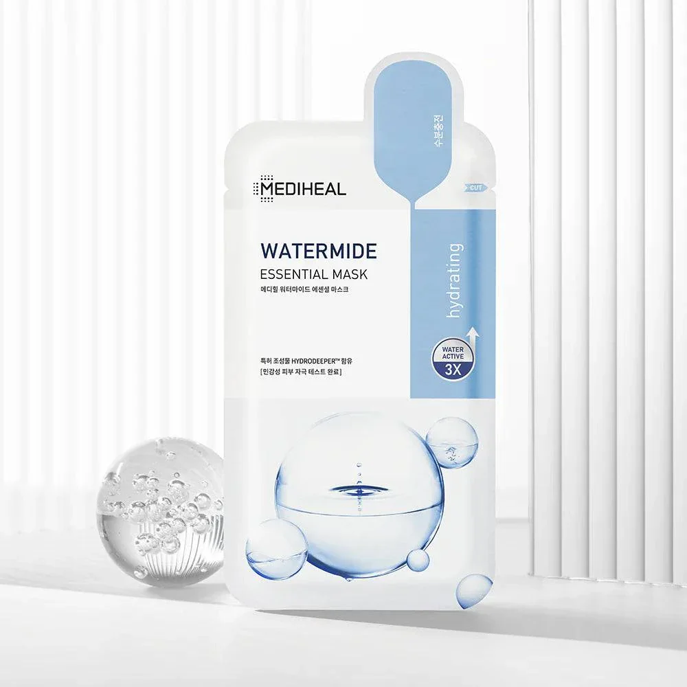 MEDIHEAL Watermide Essential Mask 24mL (1ea) - Image 2