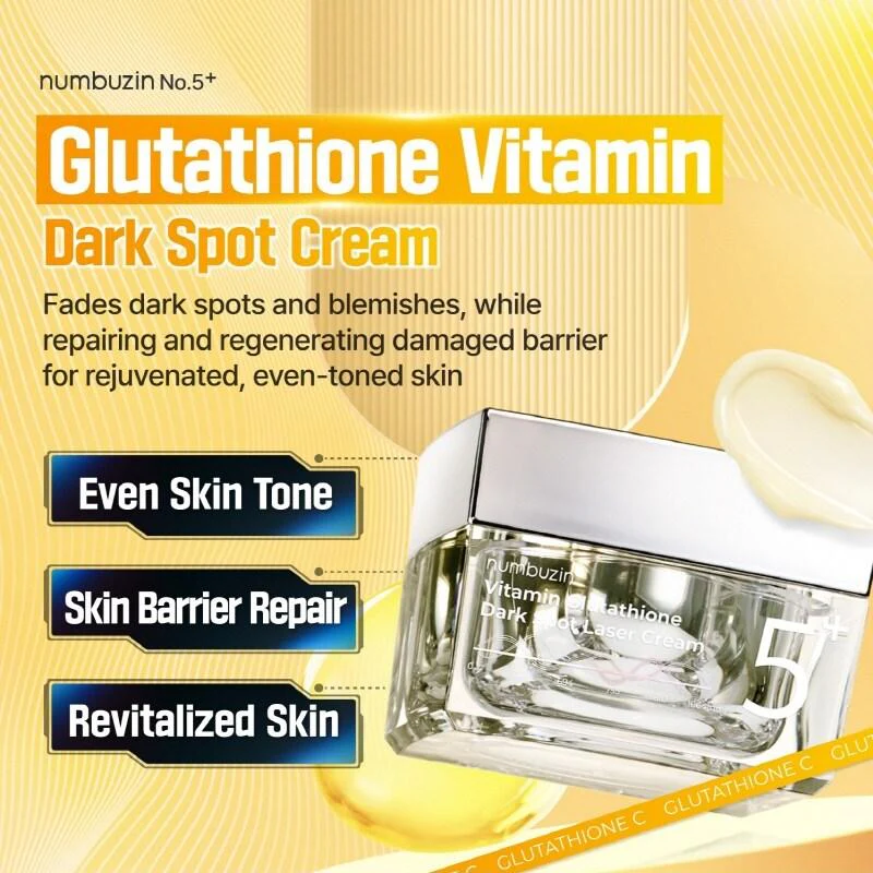 NUMBUZIN No.5+ Vitamin Glutathione Dark Spot Laser Cream 50mL - Image 3