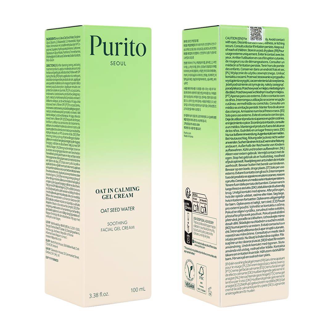 PURITO Oat-In Calming Gel Cream 100mL - Image 9