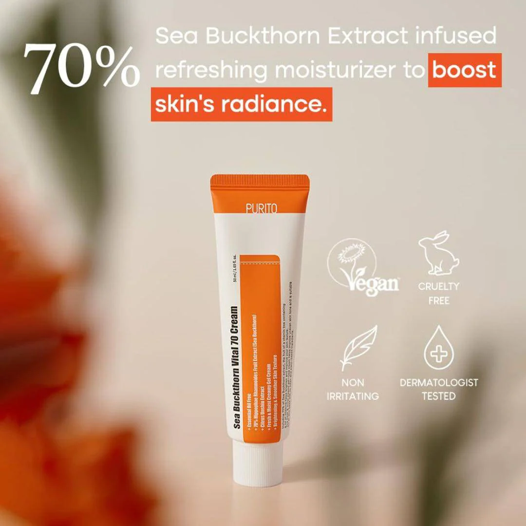 PURITO Sea Buckthorn Vital 70 Cream - Image 4