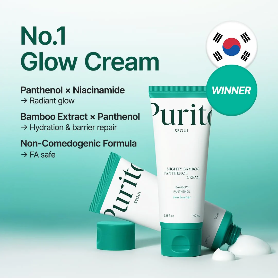 PURITO SEOUL Mighty Bamboo Panthenol Cream 100mL - Image 6