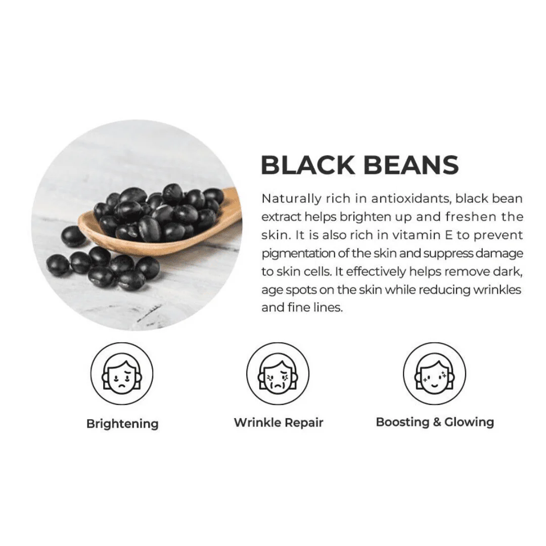 Raviel Black Bean Repairing Eye Cream (20ml x 2) - Image 5
