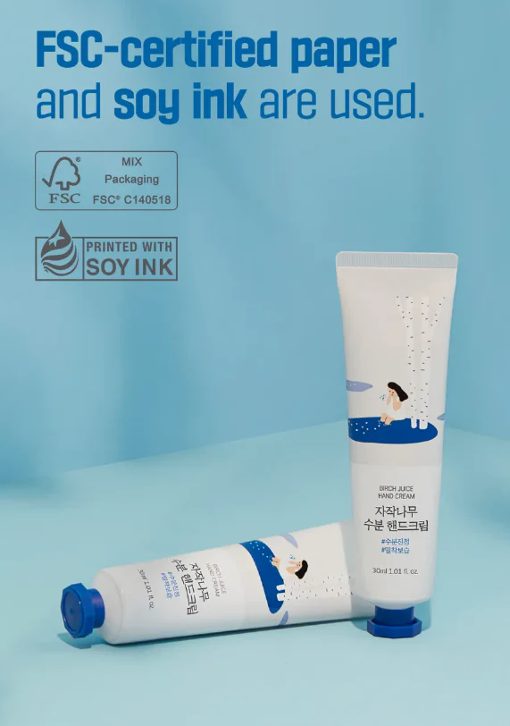ROUND LAB Birch Juice Hand Cream 30ml - Image 6