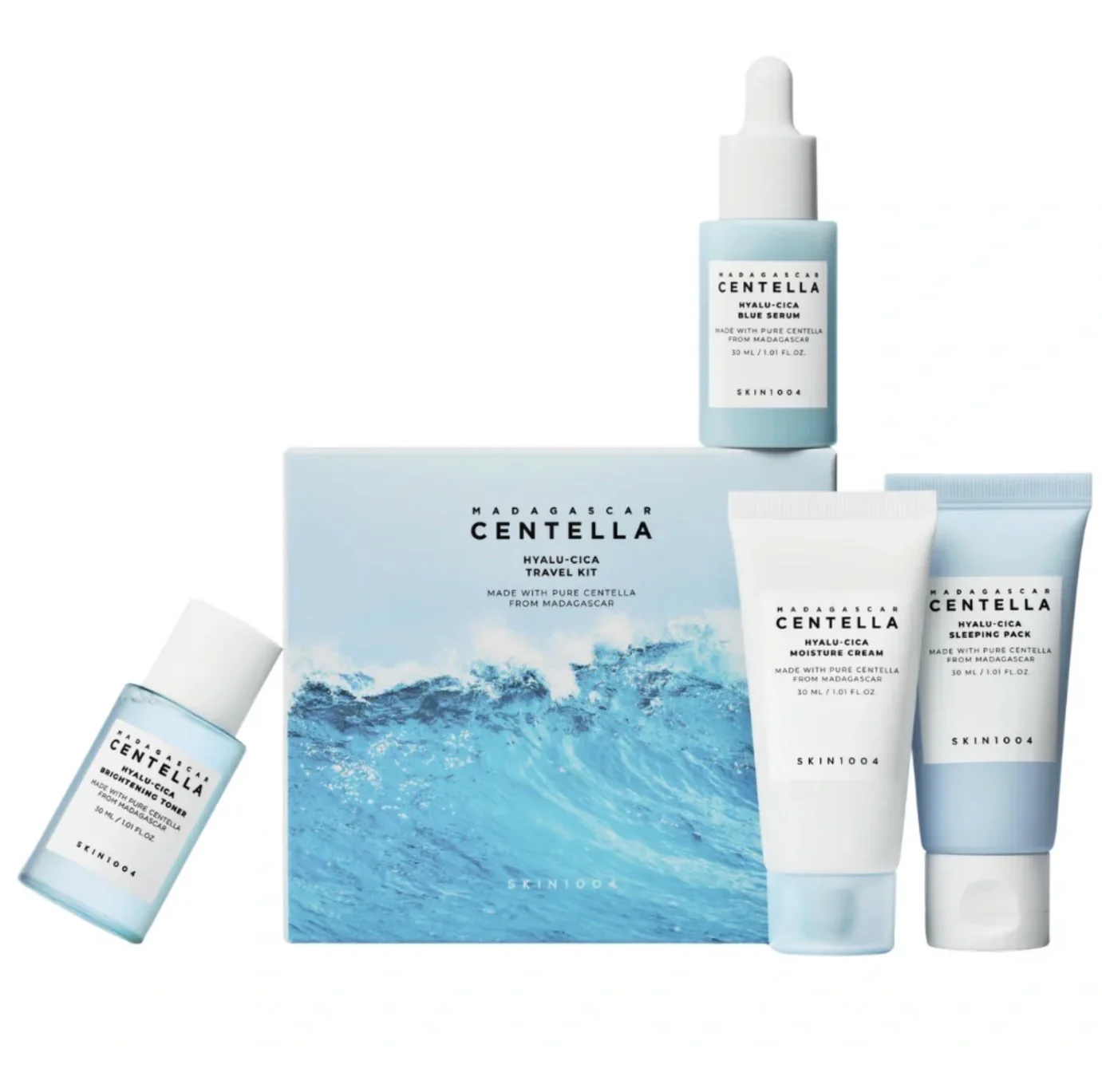 SKIN1004 Madagascar Centella Hyalu-cica Travel Kit 120ml