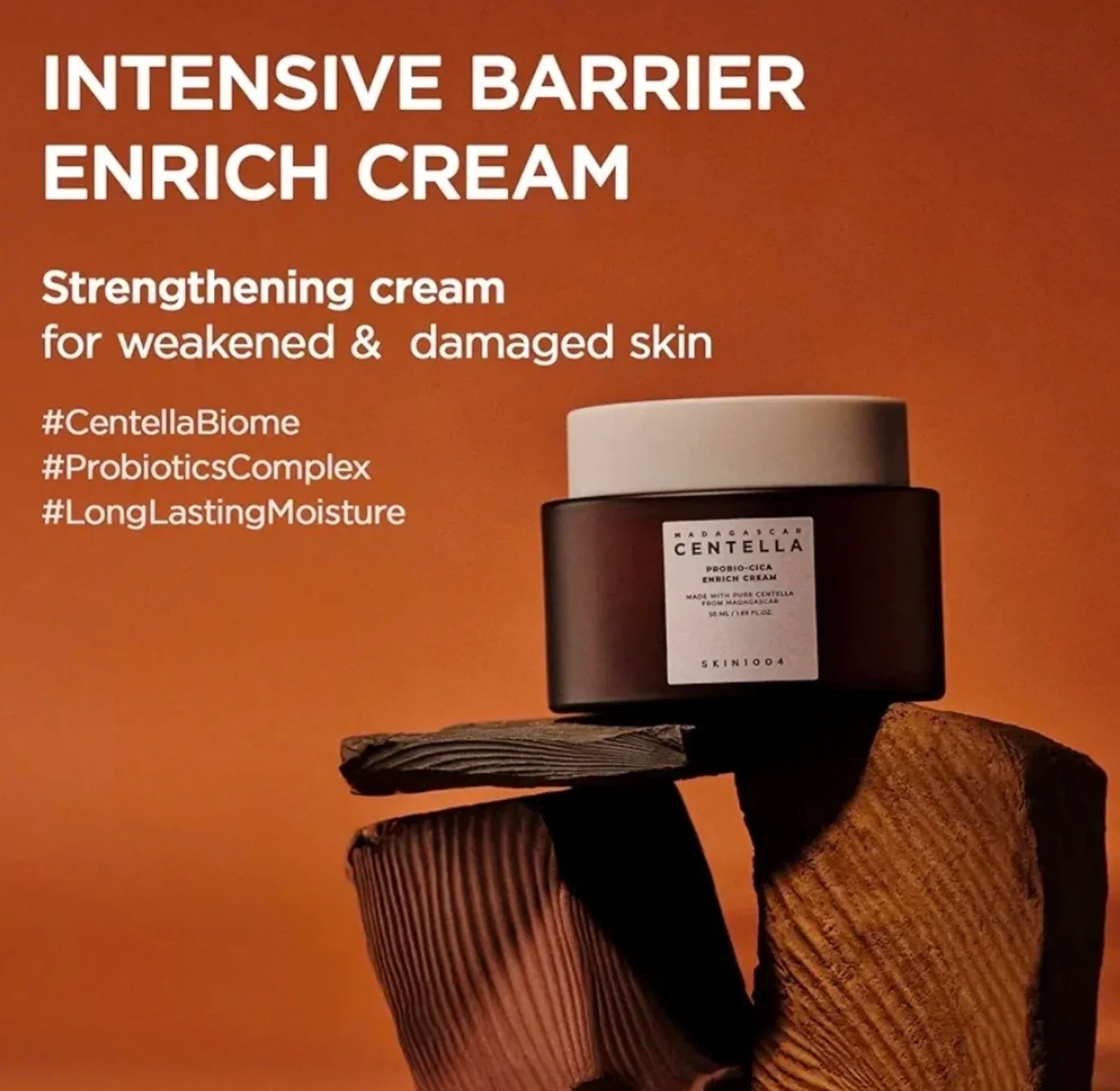 SKIN1004 Madagascar Centella Probio-Cica Enrich Cream – Intensive Barrier Repair for Sensitive Skin - Image 3
