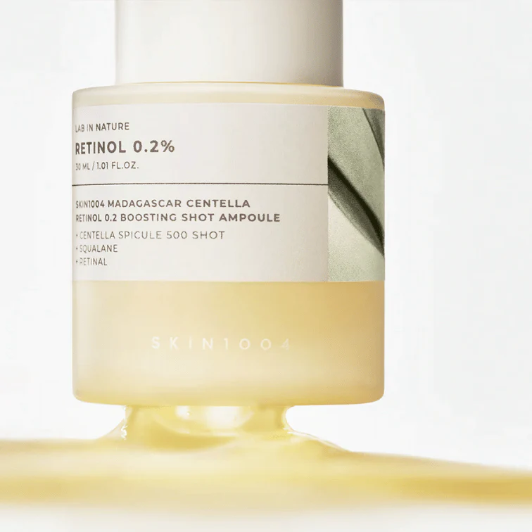 SKIN1004 Madagascar Centella Retinol 0.2 Boosting Shot Ampoule 30ML - Image 3