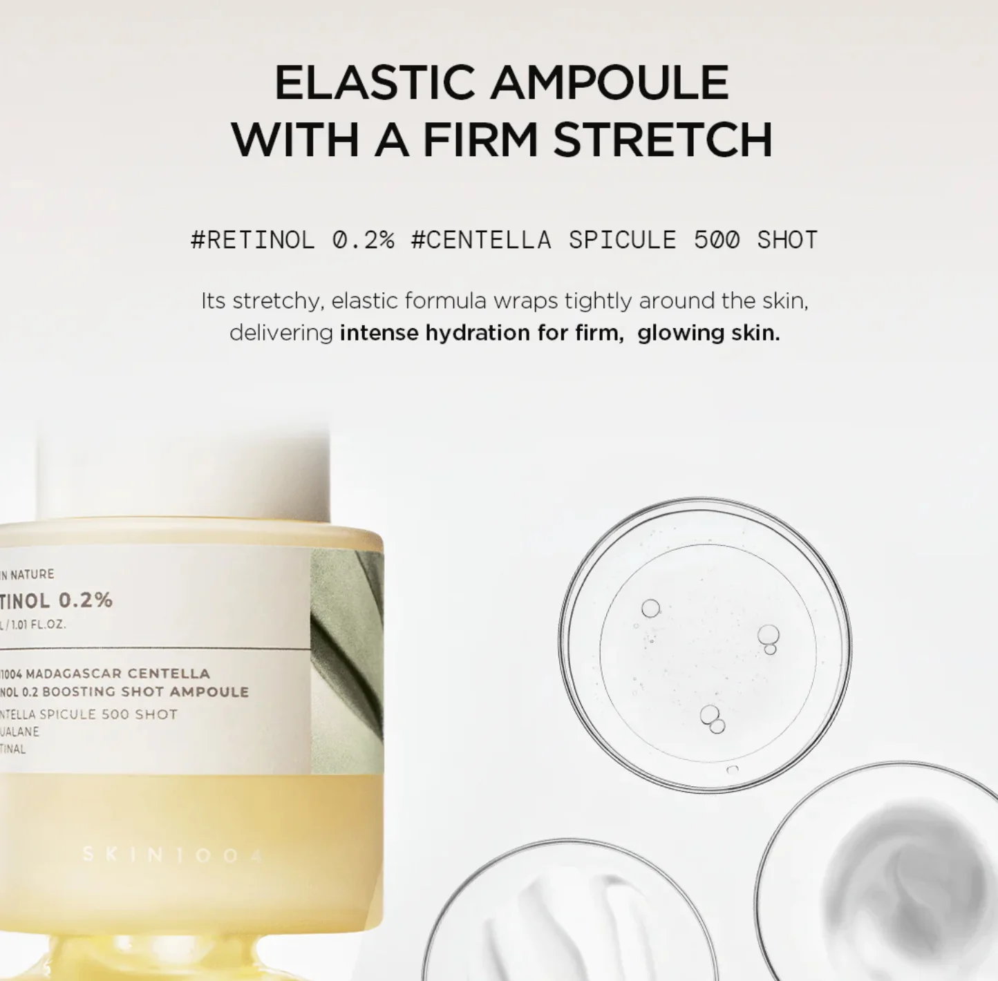 SKIN1004 Madagascar Centella Retinol 0.2 Boosting Shot Ampoule 30ML - Image 6