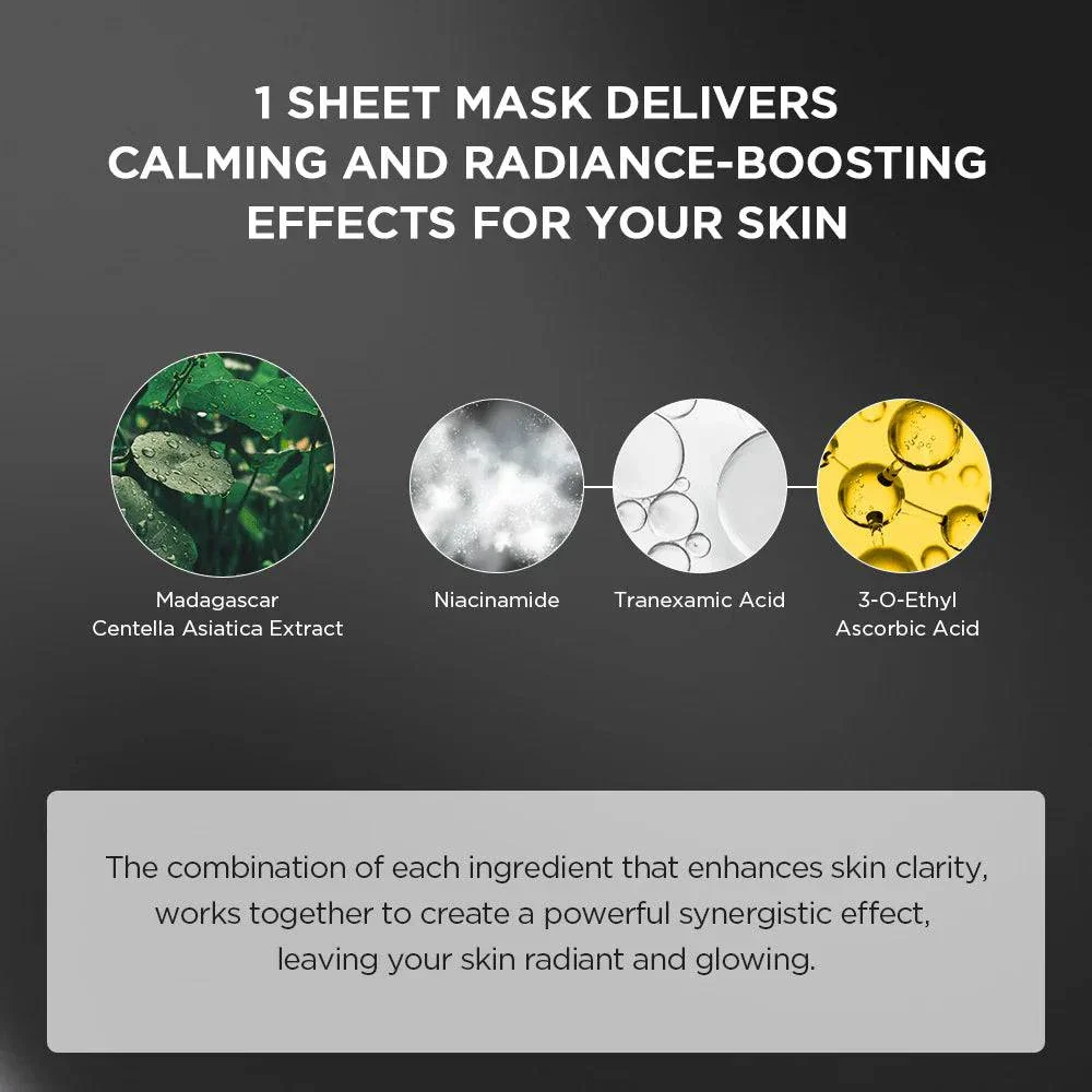 SKIN1004 Madagascar Centella Tone Brightening Glow Mask 25mL (1ea) - Image 5