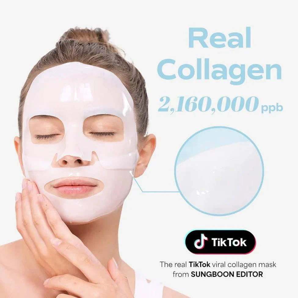 SUNGBOON EDITOR Deep Collagen Hyalu-B5 Hydrating Mask 37g (1 sheet each) - Image 4