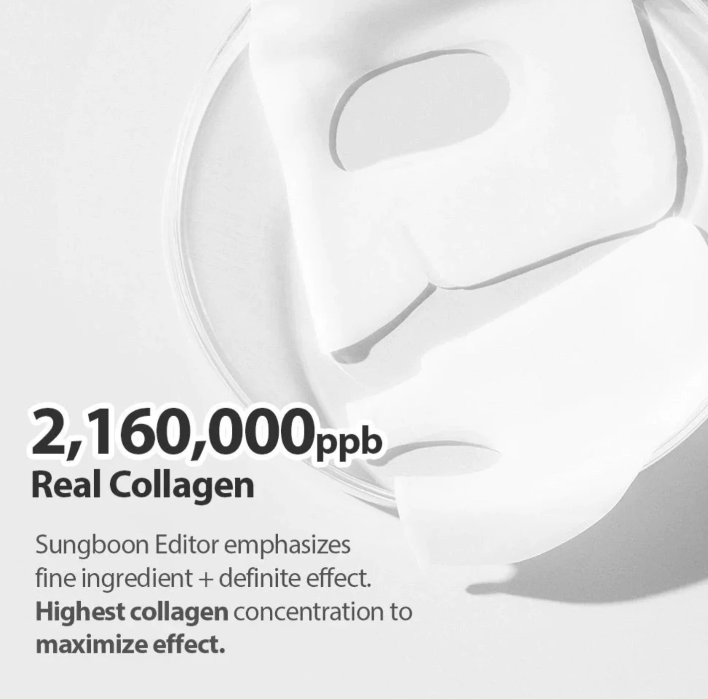 SUNGBOON EDITOR Deep Collagen Power Boosting Mask 37g (1 sheet each) - Image 3