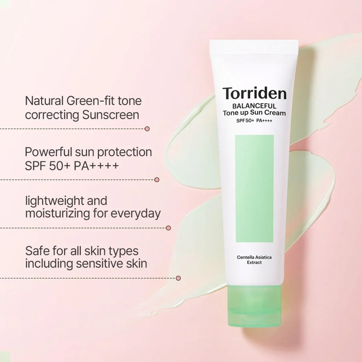 Torriden Balanceful Cica Tone-up Sun Cream SPF50+ PA++++ 60mL - Image 5