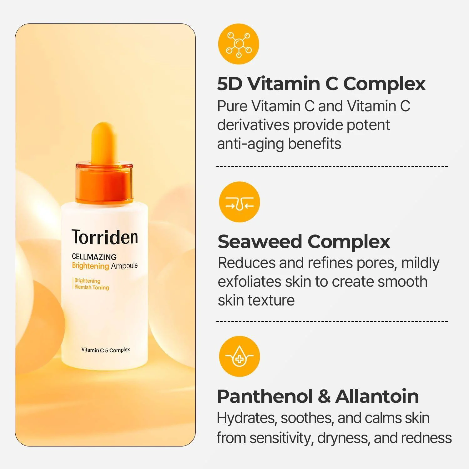 TORRIDEN Cellmazing Vita C Brightening Ampoule 30mL - Image 6