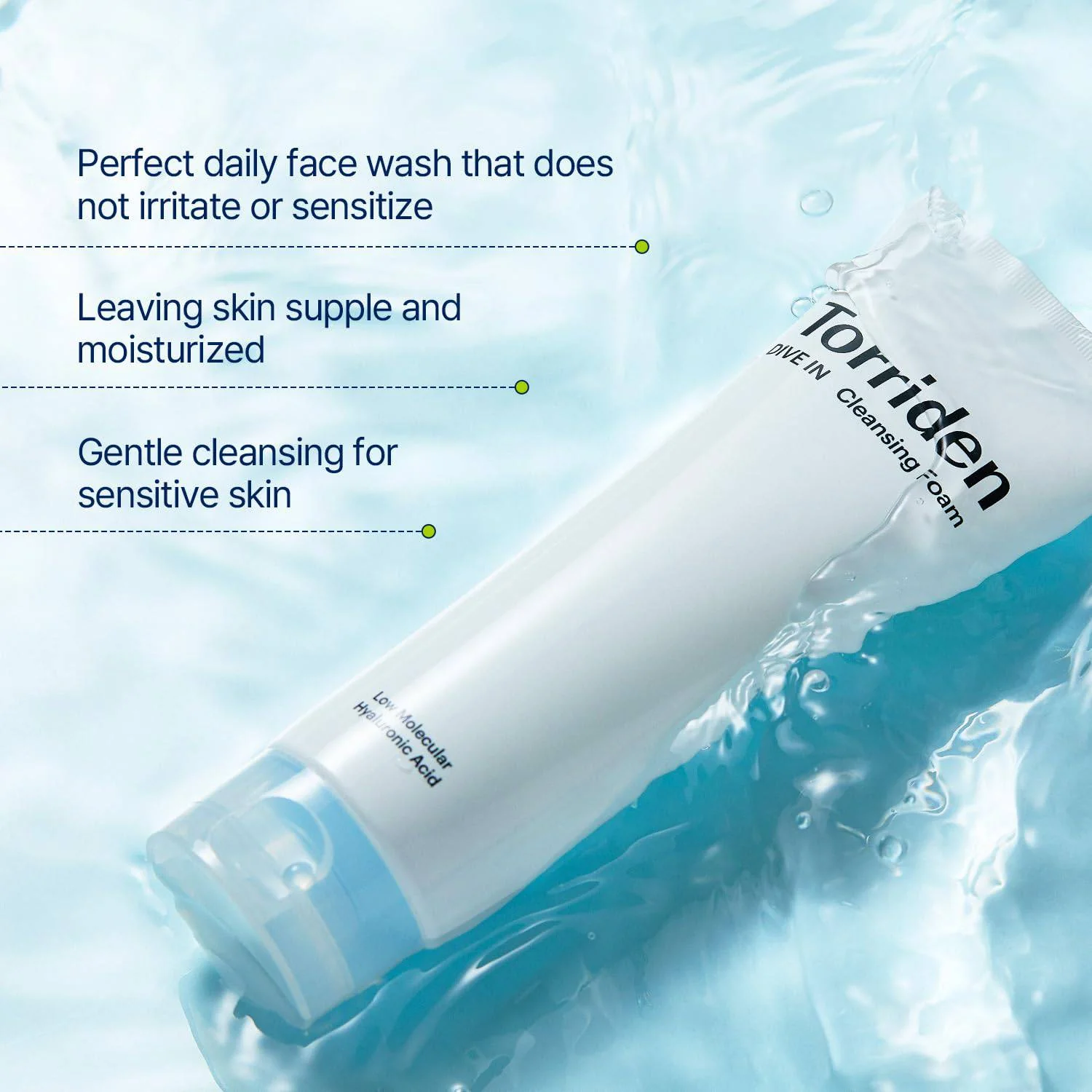 TORRIDEN Dive In Low Molecular Hyaluronic Acid Cleansing Foam - Image 3