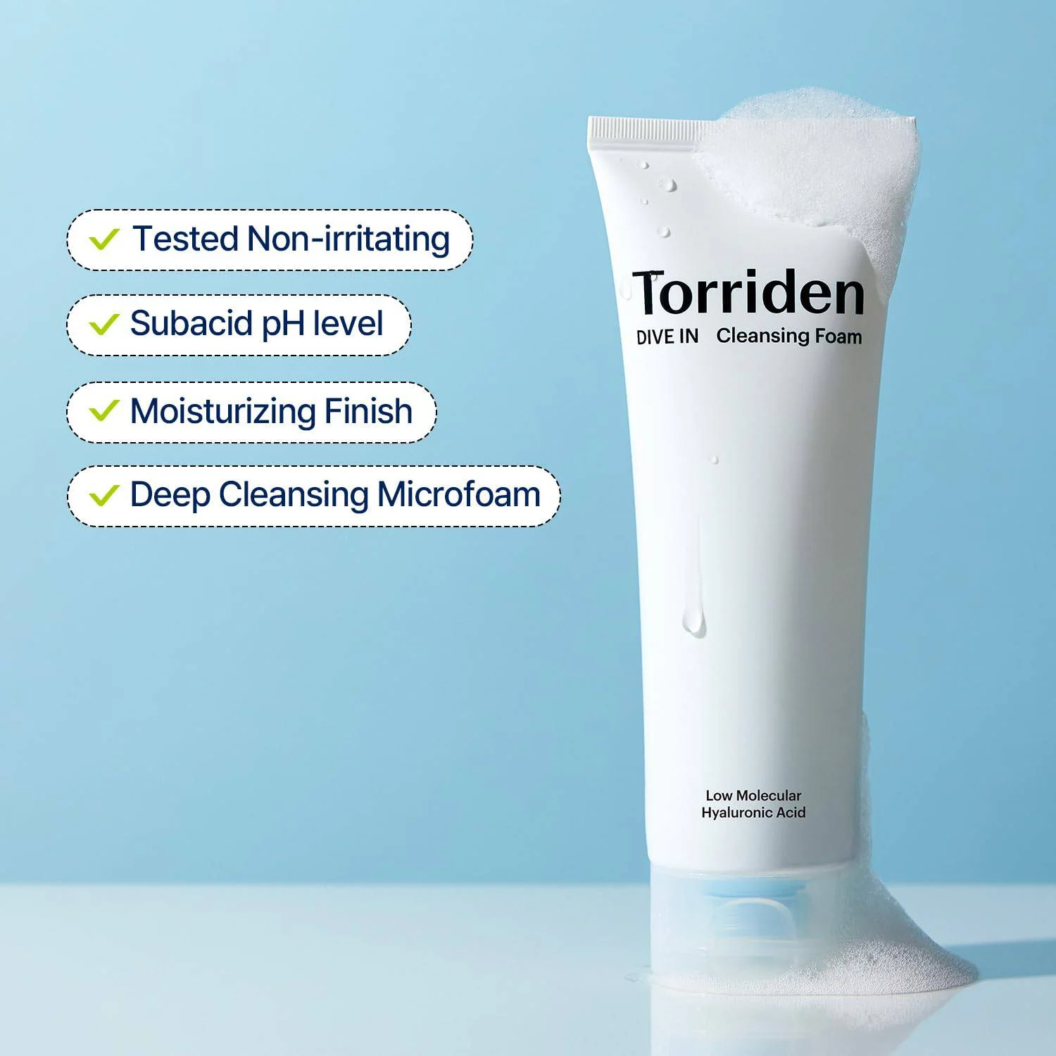 TORRIDEN Dive In Low Molecular Hyaluronic Acid Cleansing Foam - Image 5